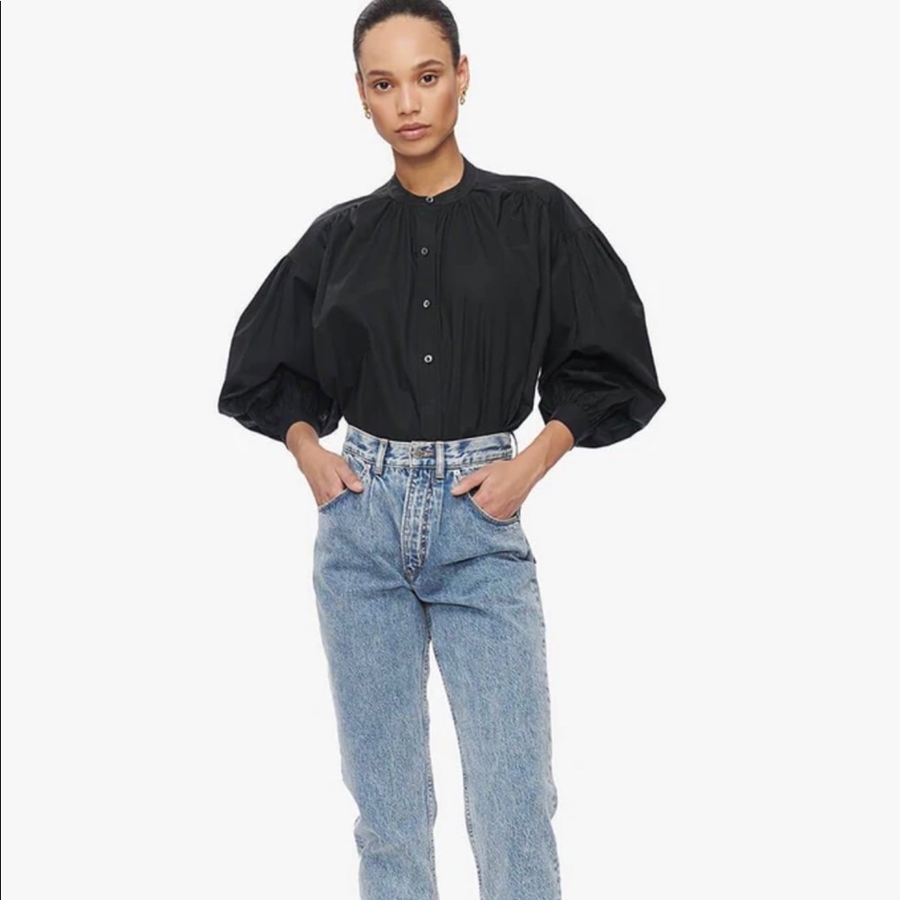 Anine Bing Eden Puff Sleeves Shirt